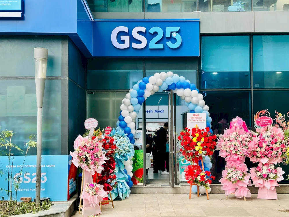 GS25 The West là 1 trong 6 cửa hàng đầu tiên của GS25 tại Hà Nội