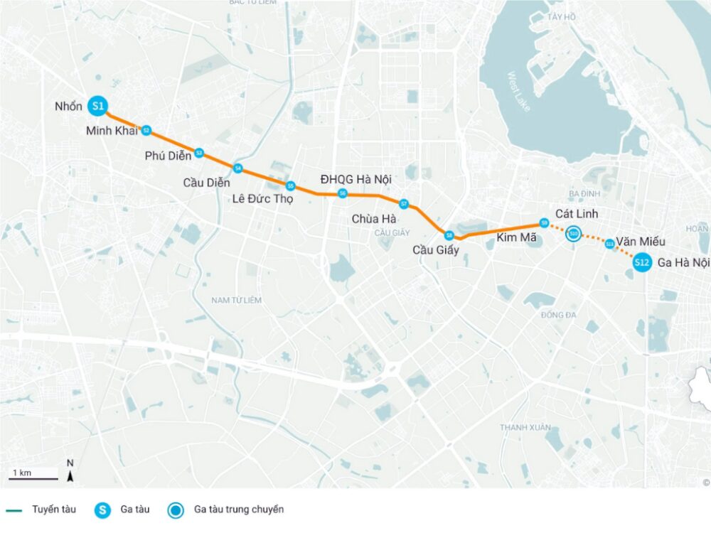 Nhờ có metro The West, người làm việc tại The West có thể di chuyển đến nhiều địa điểm trong thời gian ngắn (Hình ảnh: Internet)