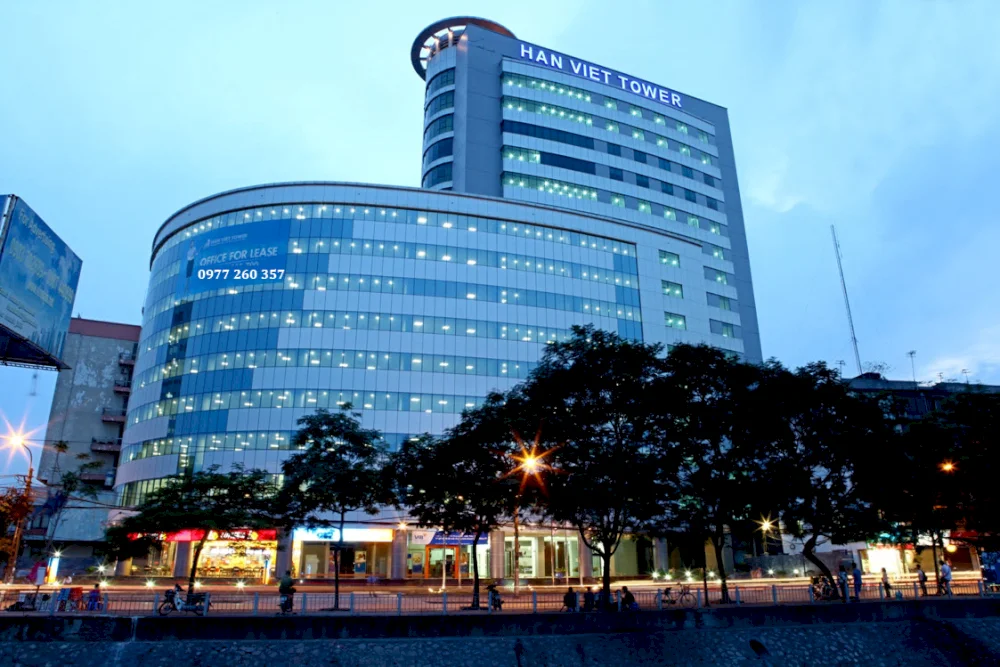Hàn Việt Tower có thiết kế mang phong cách Hàn Quốc
