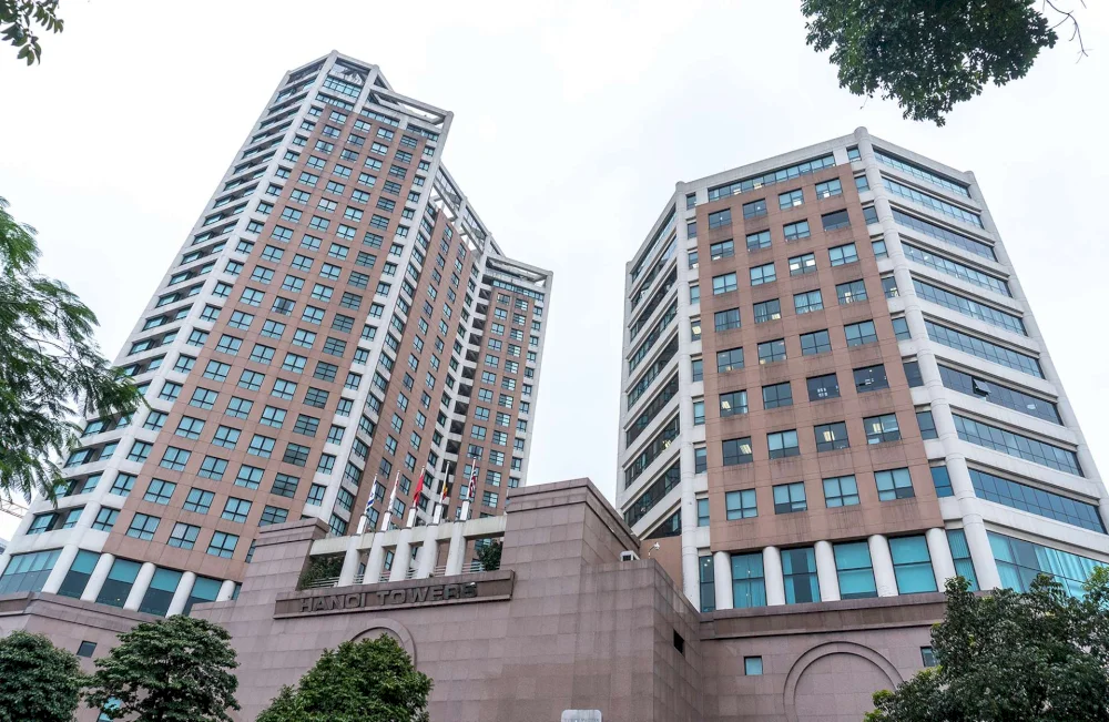 Hanoi Tower tọa lạc tại trung tâm thành phố Hà Nội